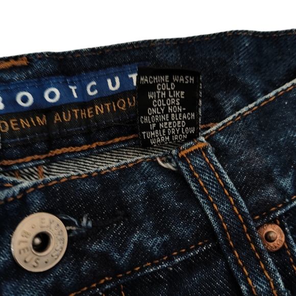 Vintage Express Bleus Women's Petite 7/8 High Waisted Bootcut Jeans - Picture 8 of 9